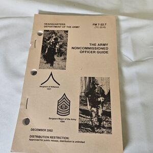 U.S. Department‎ of the ArmyThe Army Noncommissioned Officer Guide (FM 7-22.7)